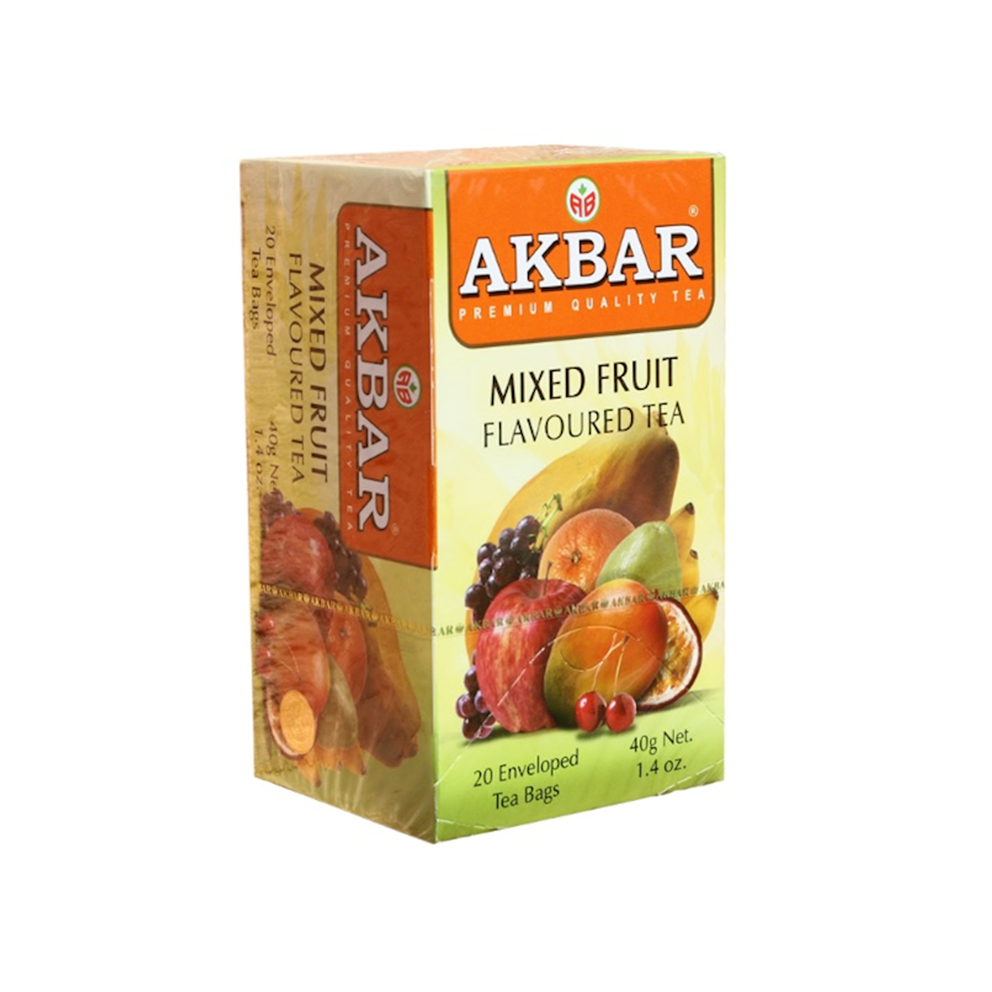 چای اكبر_ تی بگ میوه ای میكس فویلدار(20عددی) 