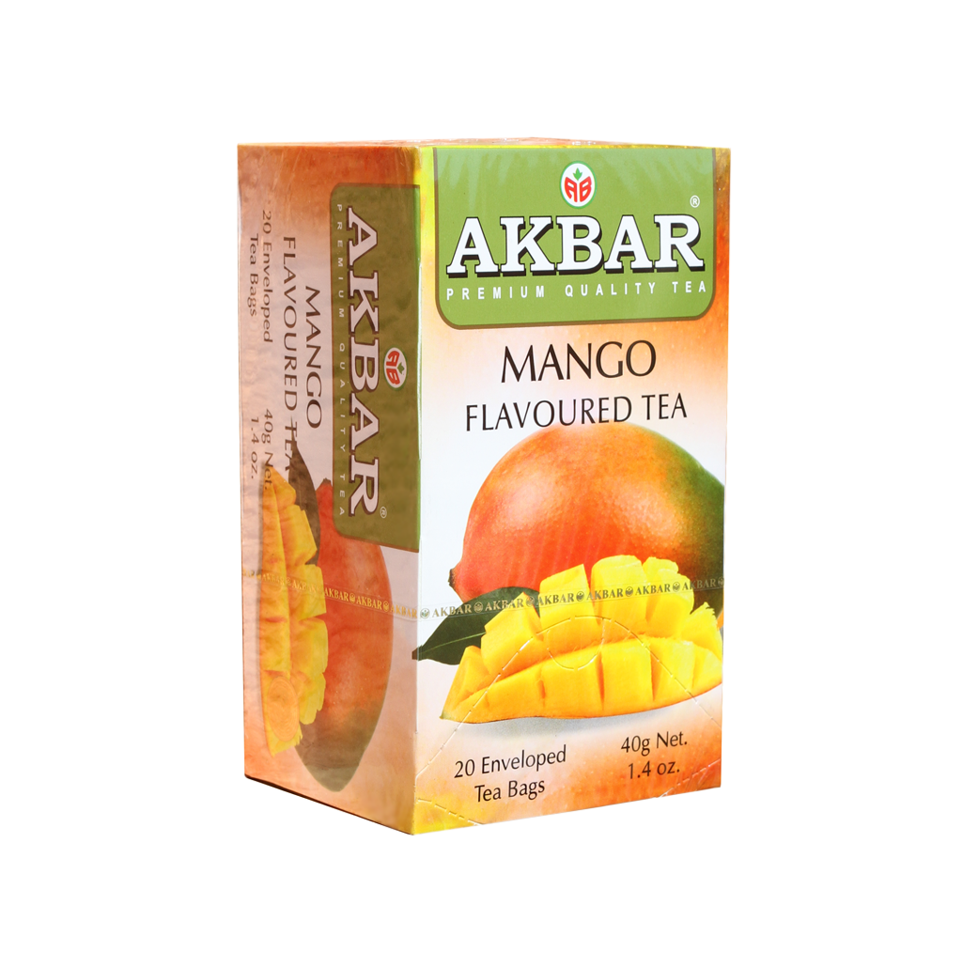 چای اکبر_ تی بگ میوه ای انبه فویلدار(20عددی) 