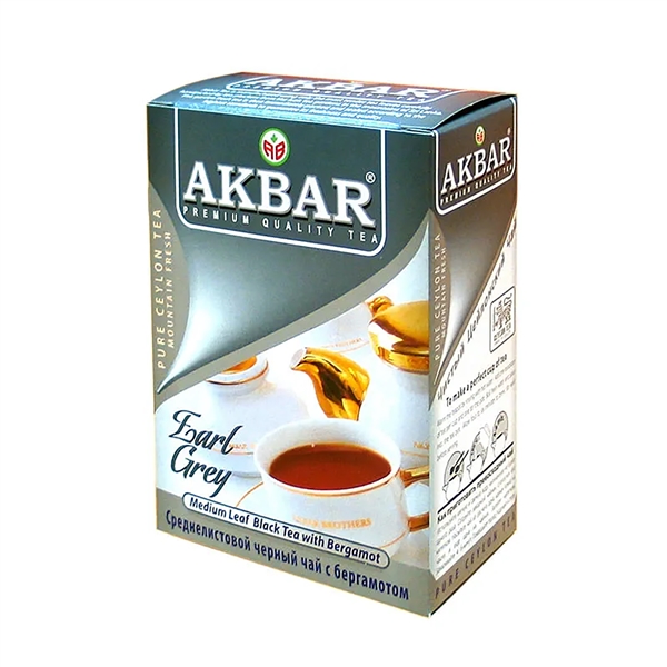 چای اکبر_ چای عطری برگاموت پرمیوم پاکتی 500 گرم