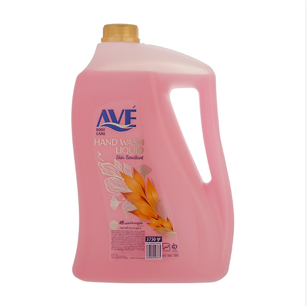 ave-مايع دسشويي صورتي حاوي عصاره الوئه ورا 3750گرم 4*1