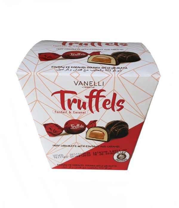 vanelli-شکلات ترافل جعبه اي 150 گرم 12*1