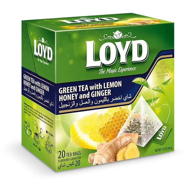LOYD چاي سبز عسل و زنجبيل 40 گرم