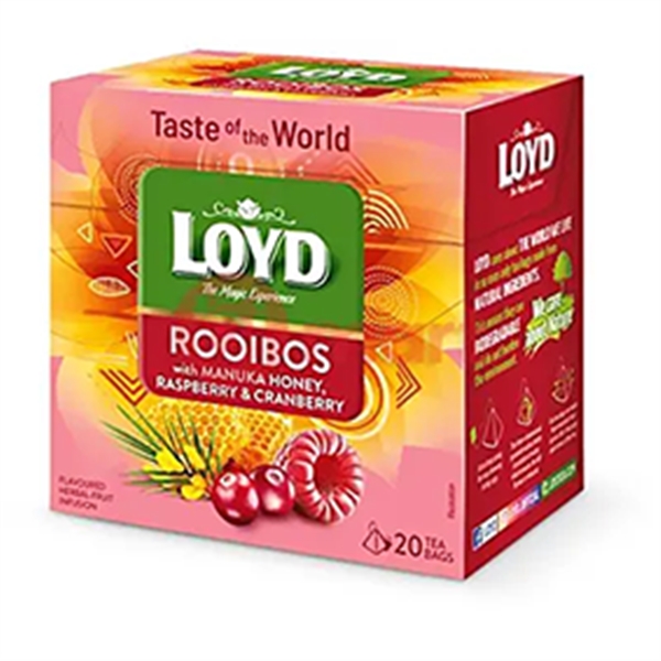 LOYD تي بگ رزبري و عسل 20 عددي