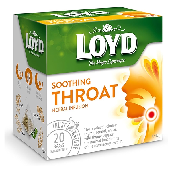LOYD دمنوش گياهي التيام بخش گلو 40 گرم 10*1