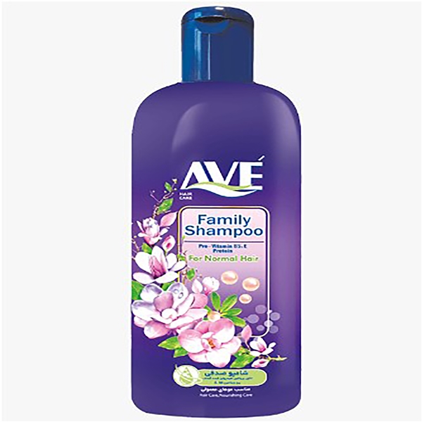 ave-شامپو صدفي بنفش مخصوص موهاي معمولي 1000گرم 12*1