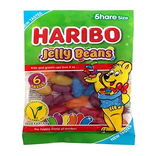 هاريبو-پاستيل80گرم jelly beans1*48