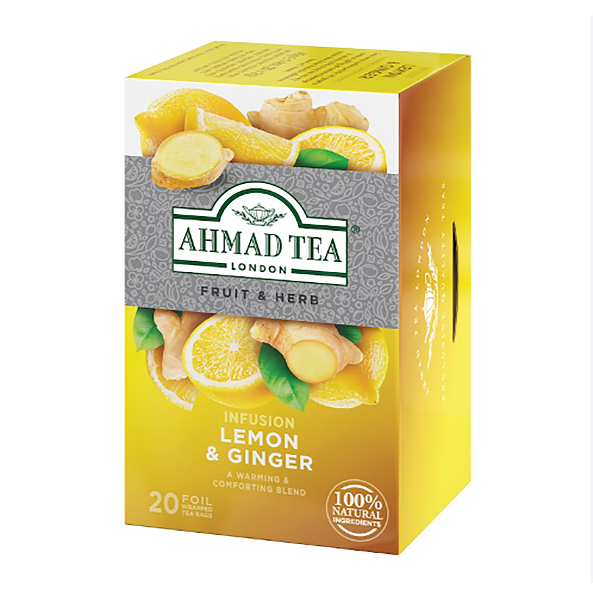 احمد - دمنوش 20LEMON & GINGER عددي 6*1 