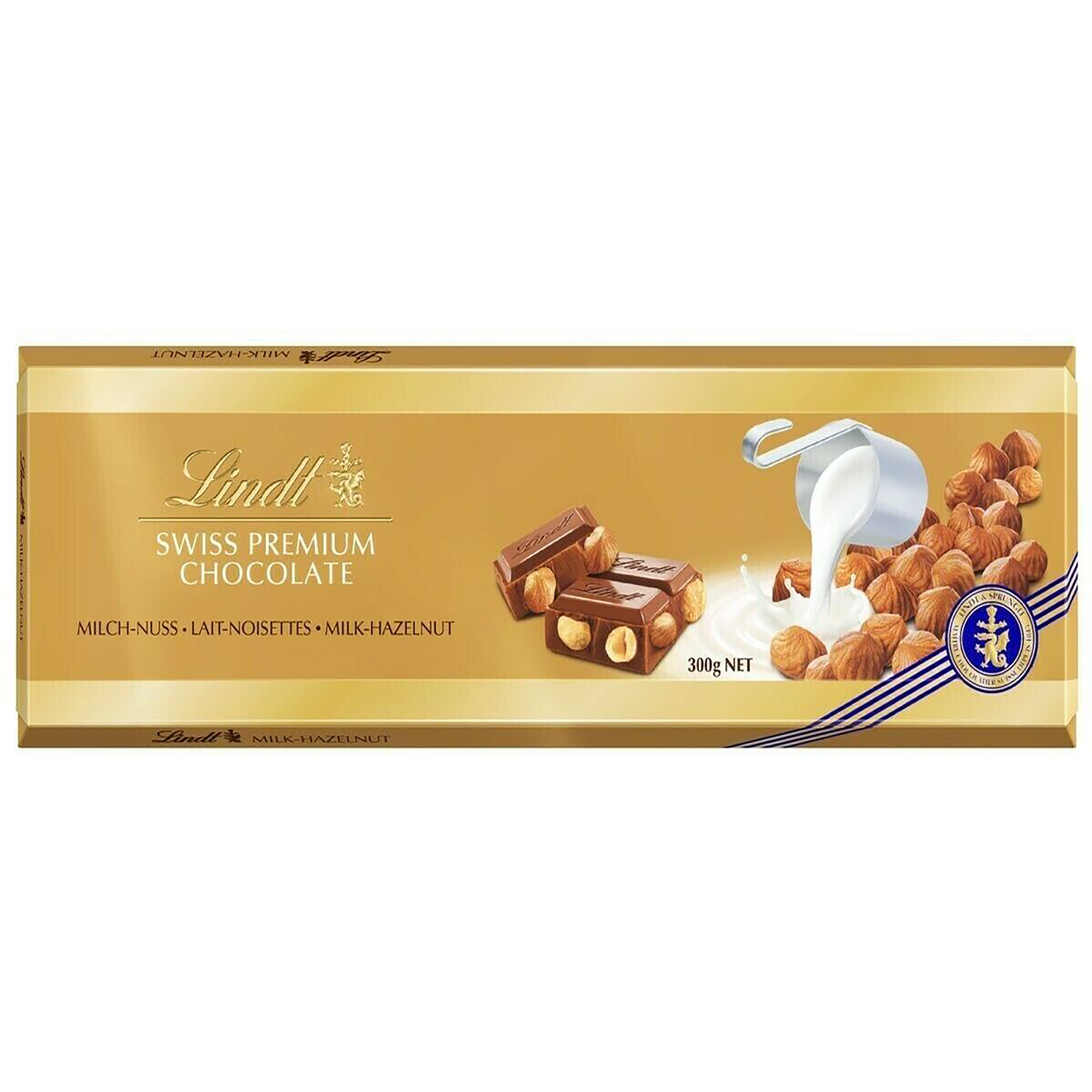 لينت-شکلات تخته اي شير فندق 300 گرم 