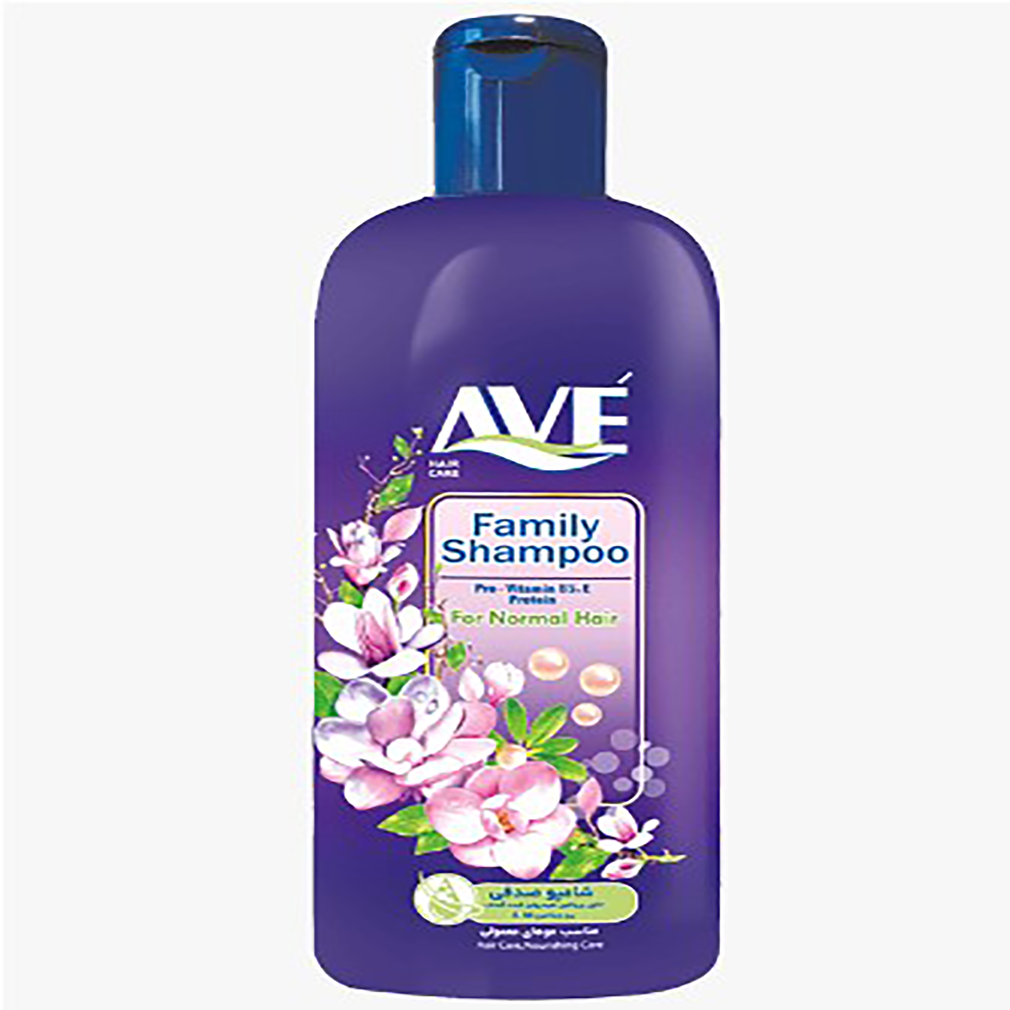 ave-شامپو صدفي بنفش مخصوص موهاي معمولي 1000گرم 12*1